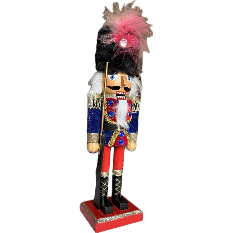 MaRab Traditional Nutcracker B Made of Wood Approx. 25.5 cm