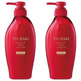 Tsubaki Premium Moist Repair Shampoo Camellia Fragrance, 450ml, 2 pcs / 츠바키 프리미엄 모이스트 리페어 샴푸 까멜리아향, 450ml, 2개