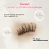 GlamReal Brown Lash Clusters Cat Eye Lashes with Brown Highlights