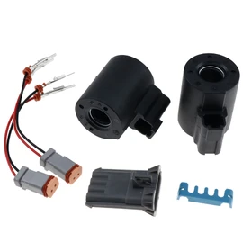JEENDA Valve Solenoid 87456900 190443A1 134126 Compatible with Case Construction Industrial 570LXT 570MXT 580L 580M 580 Super L 580 Super M 585G 586G 588G 590 590 Carraro New Holland LV80 U80