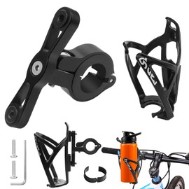 cersaty® Bottle Holder Adapter, Waterproof Bottle Holder Adapter Bicycle with 1 Piece Bottle Holder Bicycle for Bottle Holder and Bikes, Scooters