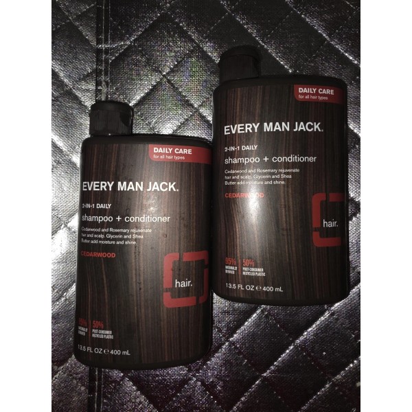 Every Man Jack Cedarwood Men's 2-in-1 Shampoo + Conditioner 13.5