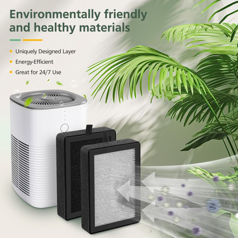 6 Pack LV-H128 Replacement Filter Compatible with LEVOIT LV-H128 /