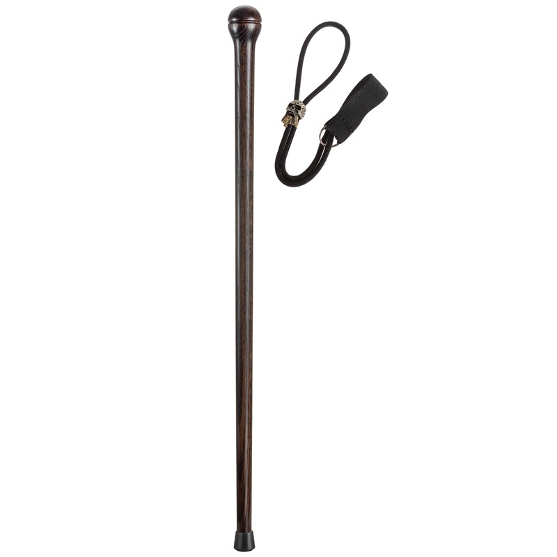 Asterom Handmade Walking Stick for Men - Solid Hardwood Carved