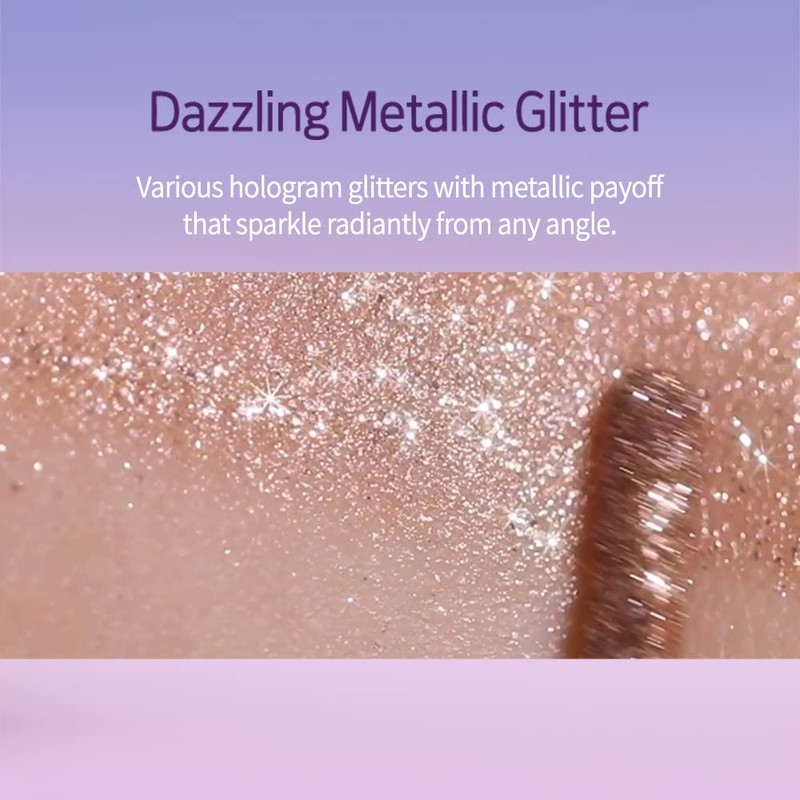 ETUDE Shineix Eyes Glitter, Mystic Cosmo, Eyeshadow, Eyeliner, Teardrop Bag,