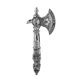 Axe Brooch Pin, Accessory Brooch Badge Pins Tomahawk Pin Christmas Brooches for Male and Female(Black)