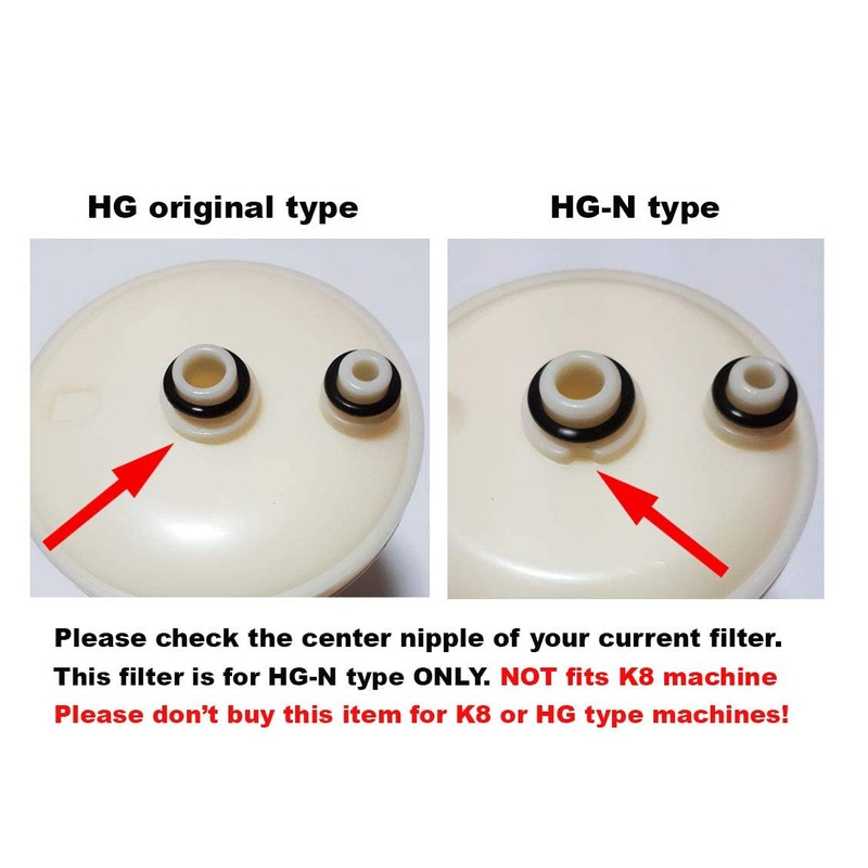 IonHiTech Replacement Filter Compatible with HG-N Water Ionizers + Cleaning