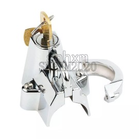 HM2016MOTOR Chrome Motorcycle Helmet Lock for Honda Shadow Aero ACE Saber Spirit VT 750 1100