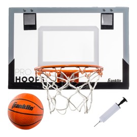 Franklin Sports 54132X Over The Door Mini Basketball Hoop - Slam Dunk Approved - Shatter Resistant - Accessories Included