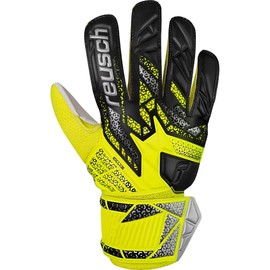 Roish reusch Attract Solid Junior Soccer Keeper Gloves Keite 25SS (5562515-2014) 2014 Safety Yellow, 5 Sizes
