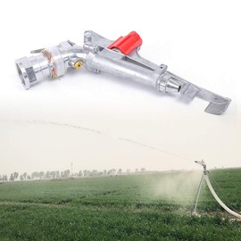 WUPYI Adjustable Sprinkler Gun Head 2 Inches,Irrigation Spray Gun Impact Spray Garden Sprinkler Agricultural Water-Saving Irrigation,Zinc Alloy