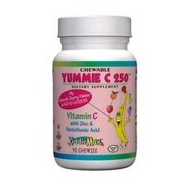 Maxi Health KiddieMax Childrens Yummie C 250 (Vitamin C) Chewable Cherry Flavor - 90 Chewables