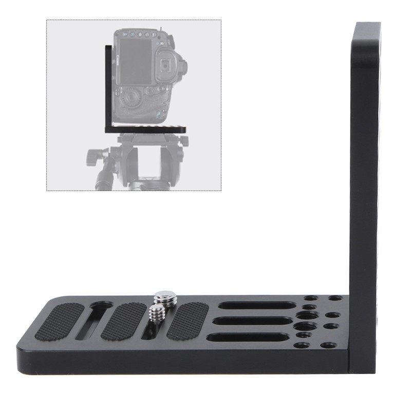 All Metal Universal Camera L shape Quick Release Plate Tripod