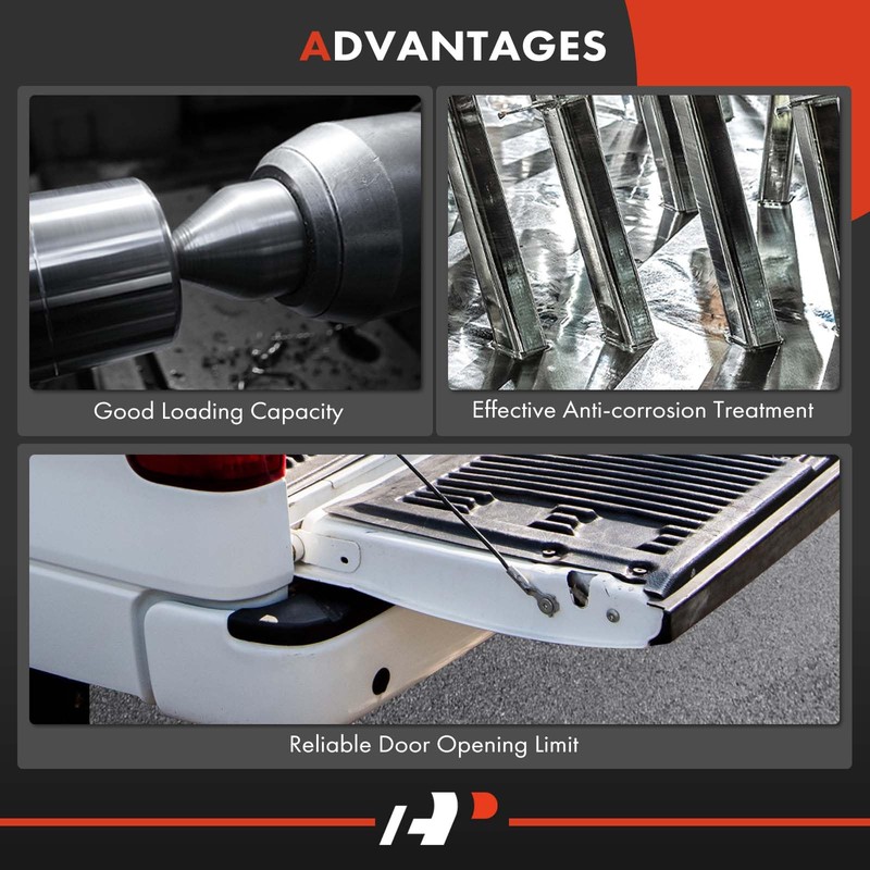 A-Premium Rear Tailgate Hinge Assembly Compatible with Nissan TITAN 2004