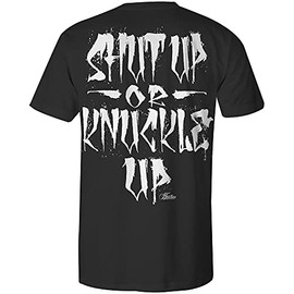 Heathen Knuckle Up T-Shirt (Black, Small)