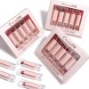 Set De 5 Labiales Mate Hidratantes Cmaadu, Fácil De Aplicar