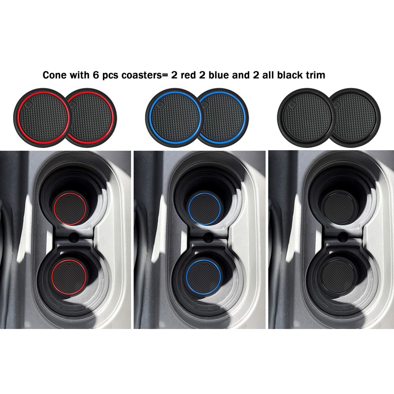 Auovo 2 Pcs Cup Holder Inserts Replacement for Frontier 2005-2019