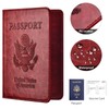 Eoehro 2Pack Passport Holder Wallet Cover Case, Travel Essentials for