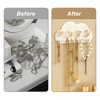 2PCS Cloud Shaped Hooks as Decorative Jewellery Stand for Wall