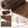 2 PCS 8FT Wooden Garden Pathway with Non-Slip Surface, Roll