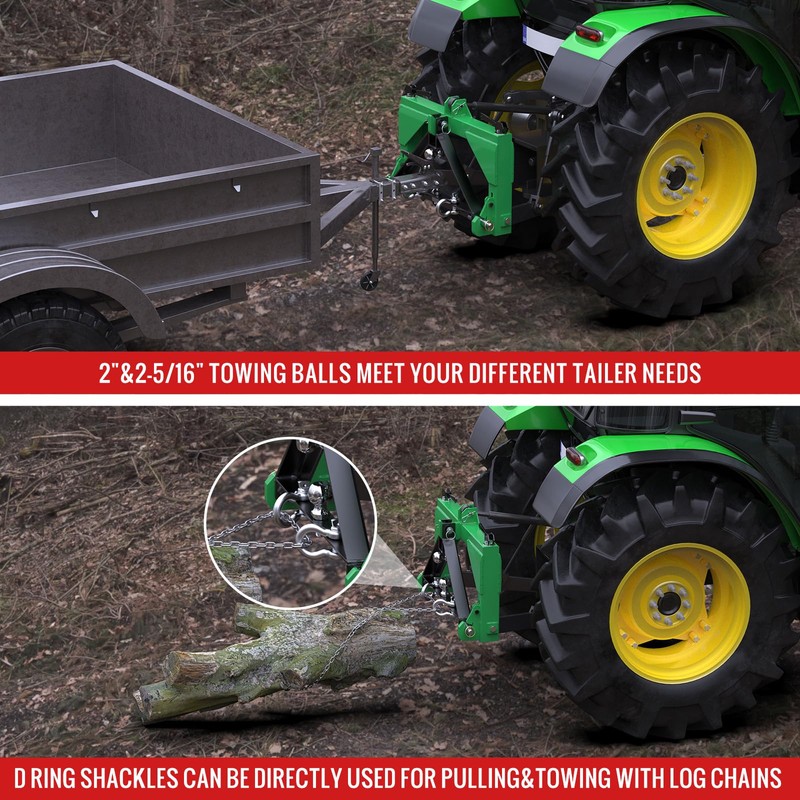 3 Point Trailer Hitch Receiver Quick Hitch Compatible for Category