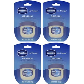 Vaseline Lip Therapy Original, .25 oz (Pack of 4)