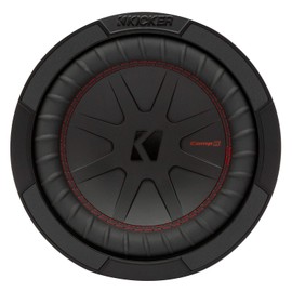 KICKER CompR 8"(20cm) Subwoofer, DVC, 2-ohm, RoHS Compliant (Renewed)