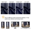 Gwine 24 Inch Long Tier Curtains for Small Window, Short