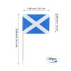JBCD Scotland Toothpick Flag Scottish Mini Small Cupcake Topper Flags,