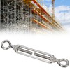 10pcs Eye and Eye Turnbuckle Wire Tensioner Strainer Stainless Steel