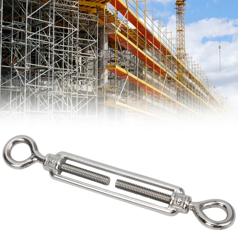 10pcs Eye and Eye Turnbuckle Wire Tensioner Strainer Stainless Steel