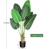 IDEALHOUSE 2 Packs Artificial Tree Bird of Paradise Artificial Plant,