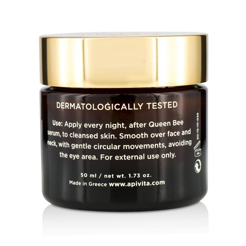 Apivita Additionally minimizes imperfections (mild exfoliating action)