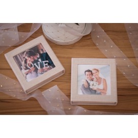 Elegantdisk You&Me USB Flash Drive with USB Box Wedding Design USB 3.0 (Beige, 64GB)