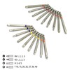 NORTOOLS 18-Piece 90 mm CrV Long Screwdriver Bit Set with
