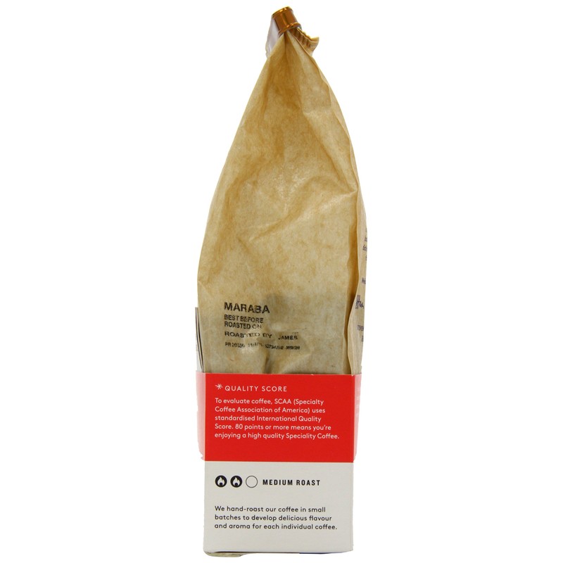 Union Hand Roasted Coffee Maraba Rwanda Ground Coffee, 200g