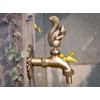Brass Squirrel Garden Outdoor Faucet Decorative Antique Brass Wall Mount