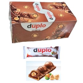Paquete de 24 Barras - FERRERO Duplo Barras de Chocolate con Avellana Snack ¡Envío Rápido Gratis!
