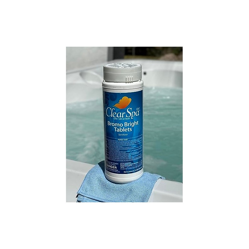 Clear Spa Bromo Bright Tablets 1" 1.5lb Larger Container