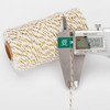 KINGLAKE Gold Twine String - 2mm Cotton Bakers Twine 328