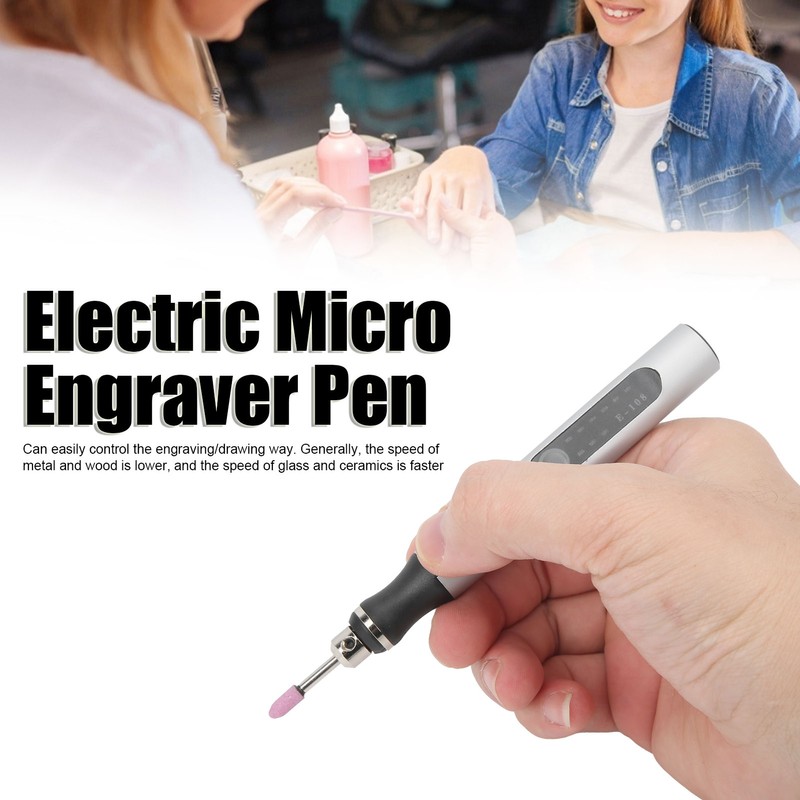 Electric Micro Engraver Pen Mini DIY Vibro Engraving Tool Kit