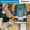 Bohaner 4 Pcs 1/4 Inch Shank Flush Trim Pattern Router