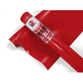 Rvinyl 3M 2080 Series S363 Satin Smoldering Red Dual Cast Car Wrap Vinyl Film and Controltac Air Release Adhesives - 1ft x 1ft - Bubble Free Sheet Roll for Vehicles, Rims and Signs