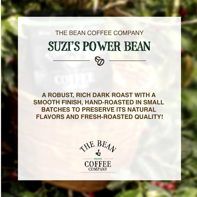 The Bean Organic Coffee Company Suzi's Power Bean, Dark Roast,