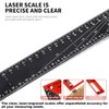 GREBSTK Multi Angle Measuring Ruler, Combination Framing Carpenter Square, Adjustable