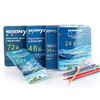 TOOLSTAR Colouring Pencils, Soft Wax Based Cores Watercolour Pencils Set