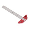 T Square Ruler 8in Drawing Metal Woodworking Layout Measuring Scriber