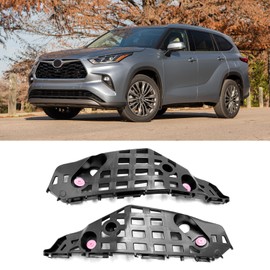 Yumzeco 2PCS Fit For Toyota Highlander Front Bumper Brackets 2020 2021 2022