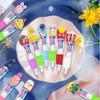 BAISDY 24Pcs Fun Pens Multicolor Pen in One, 4-in-1 Cute
