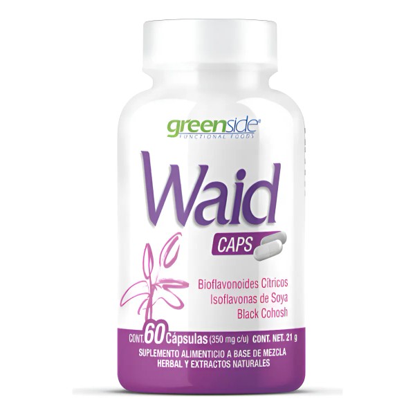 Waid con Isoflavonas 60 Cpsulas Greenside - Producto Original de